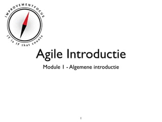 Agile intro   module 1