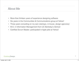 An agile approach to iPhone design:  Paper prototyping + user testing