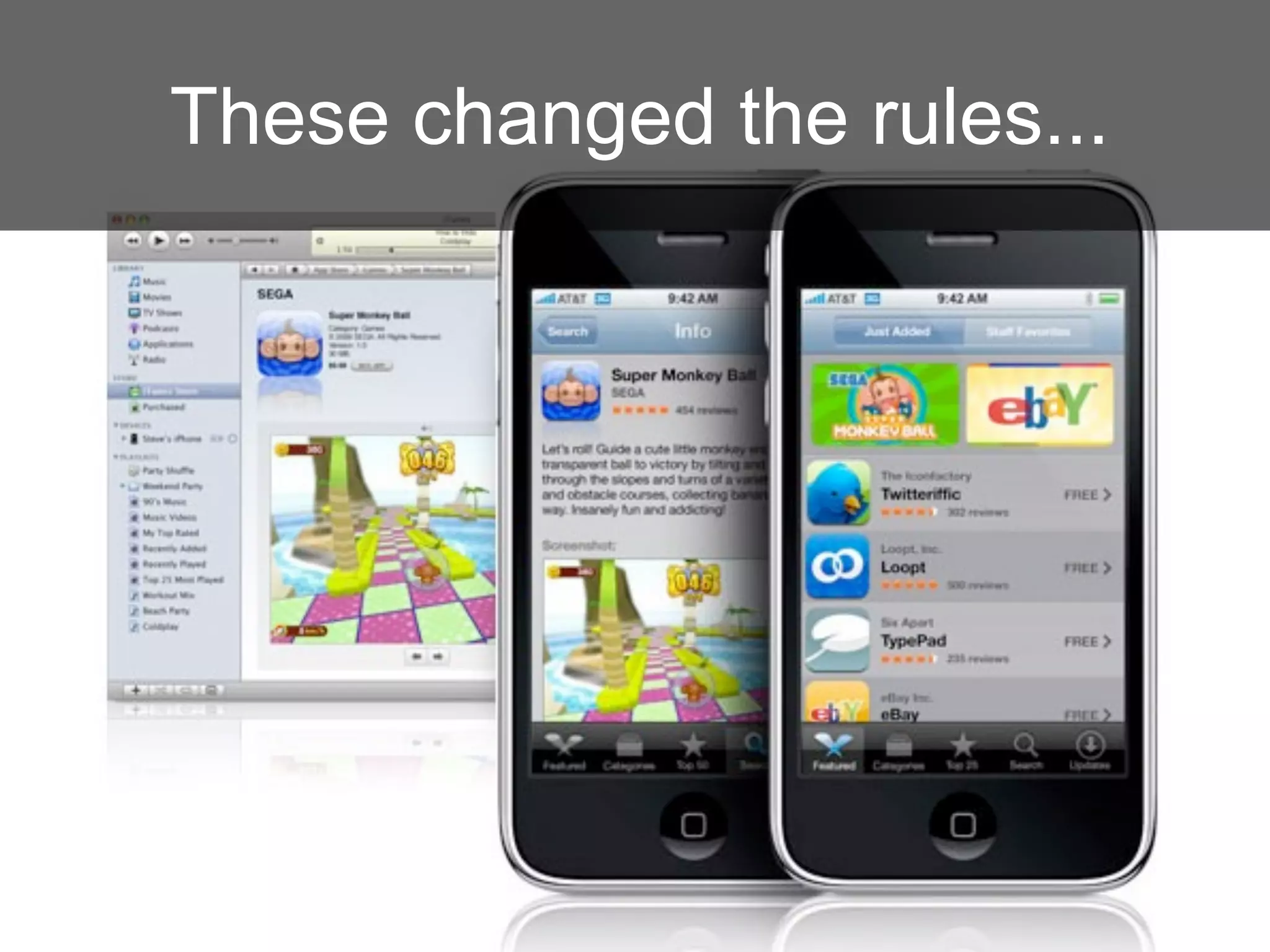 These changed the rules...
 