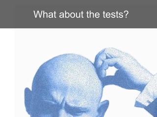 What about the tests?
 