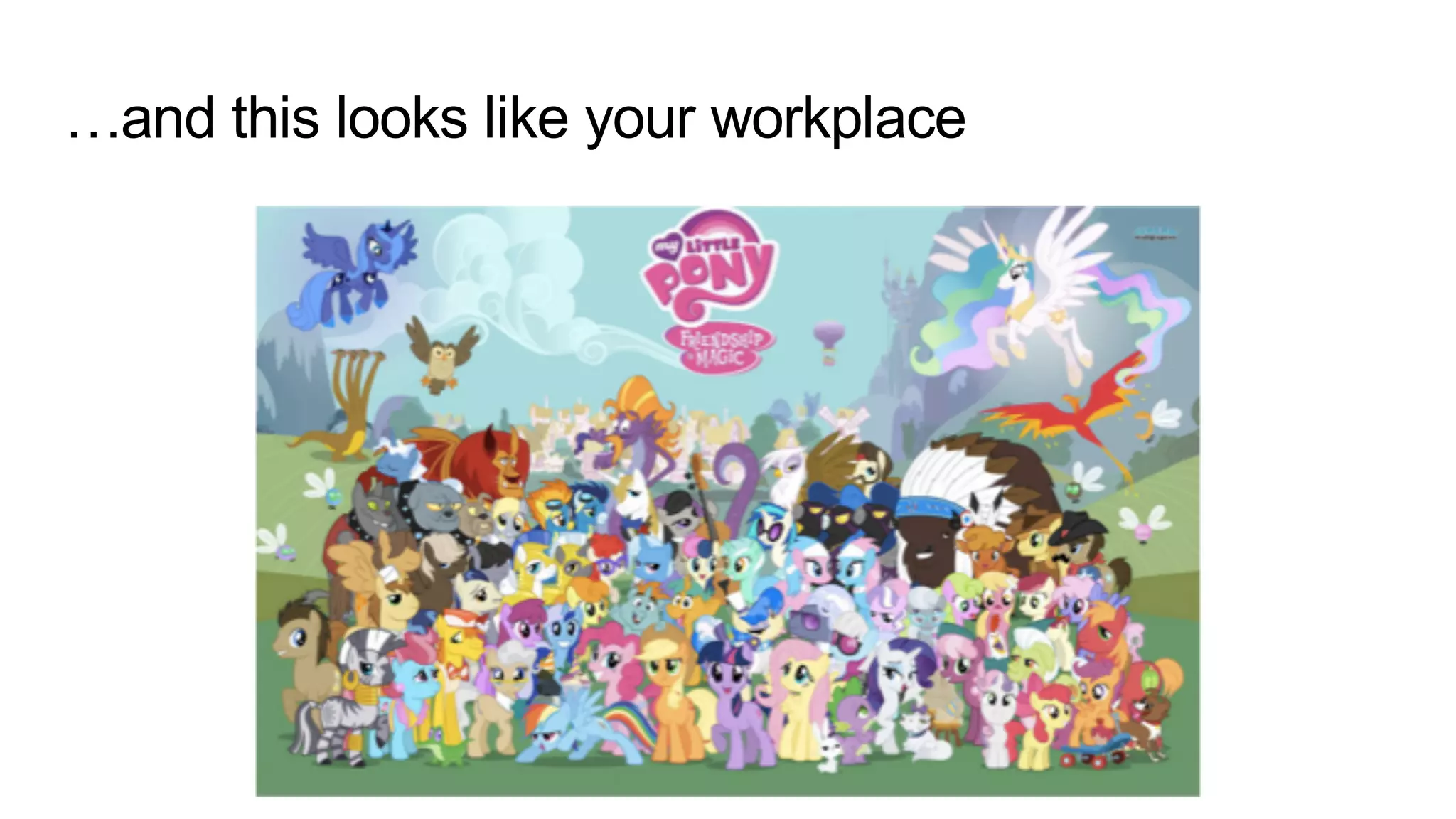 …and this looks like your workplace
 