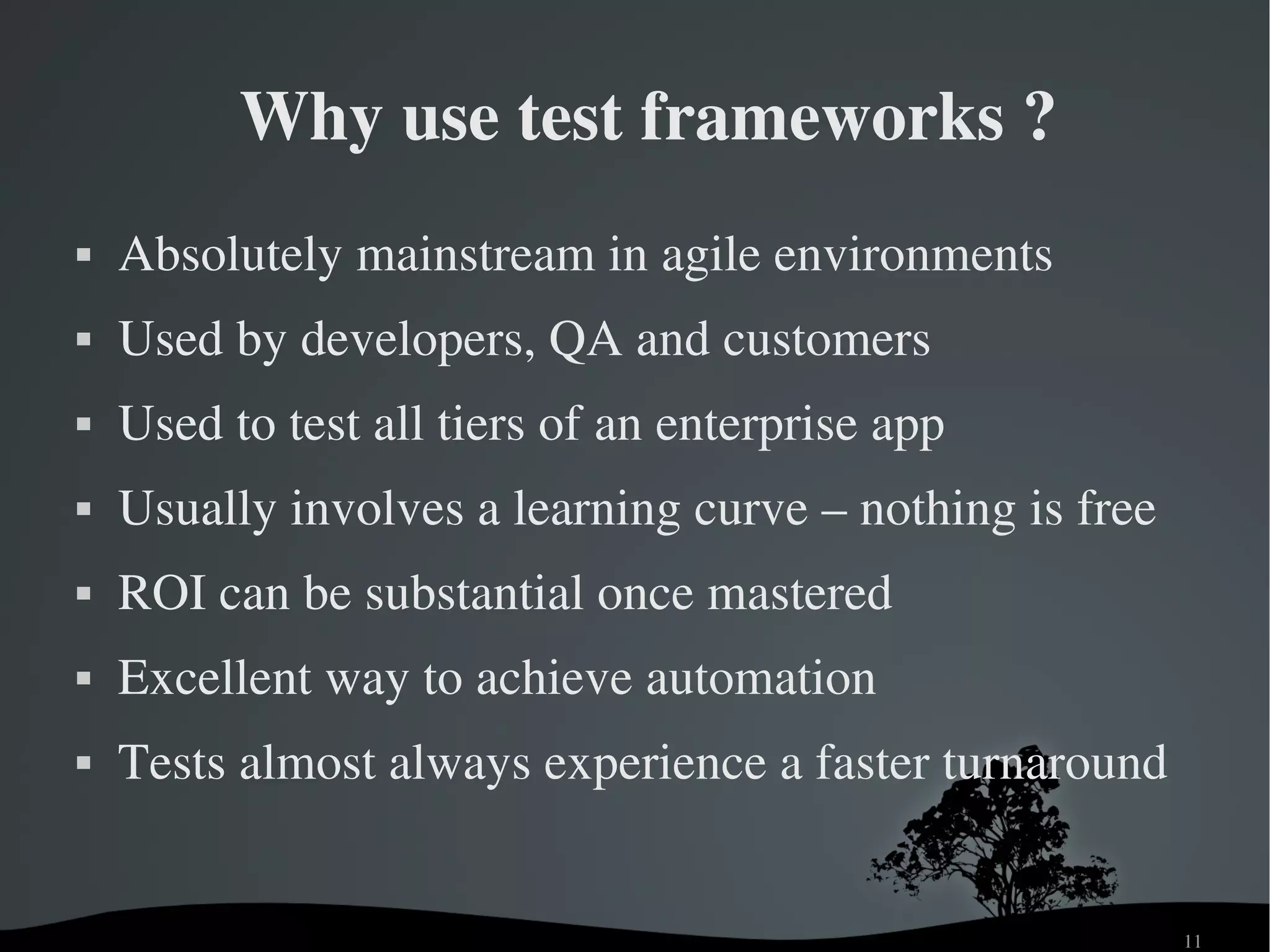 Agile Java Testing With Open Source Frameworks