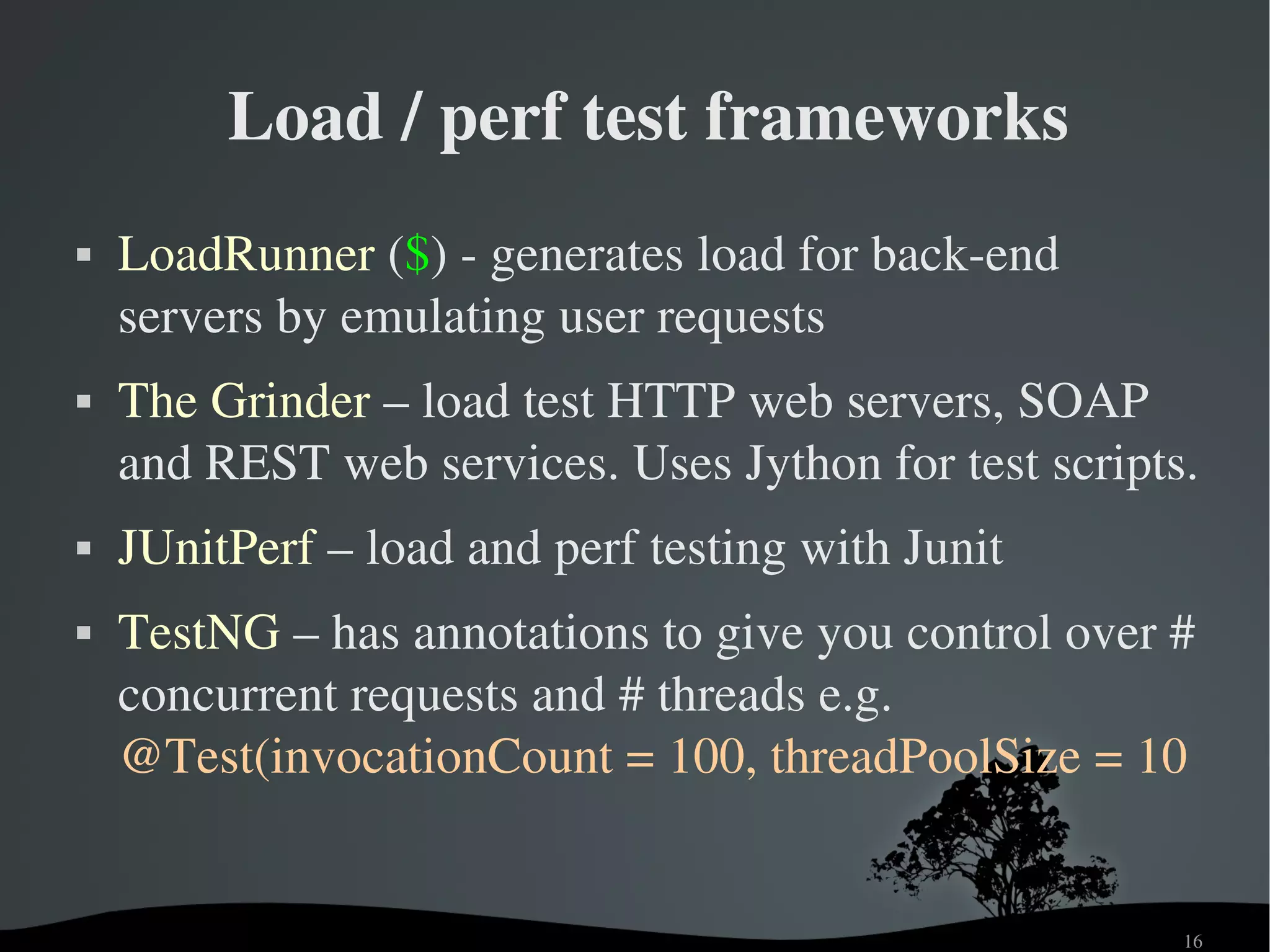 Agile Java Testing With Open Source Frameworks
