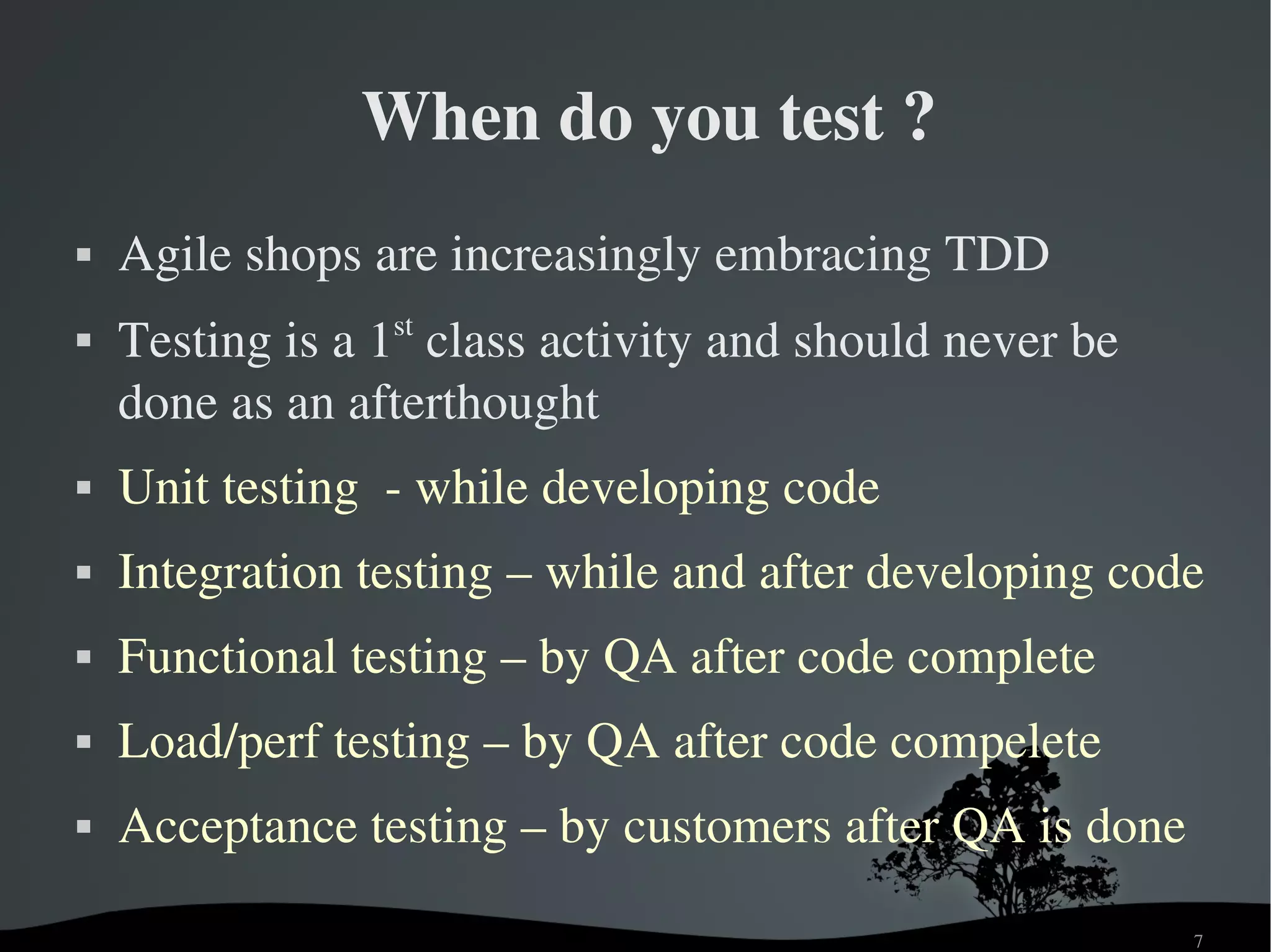 Agile Java Testing With Open Source Frameworks