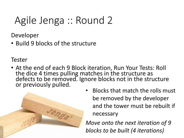 Agile Jenga | PPT
