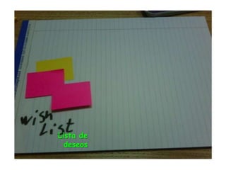 Lista de
  deseos
 