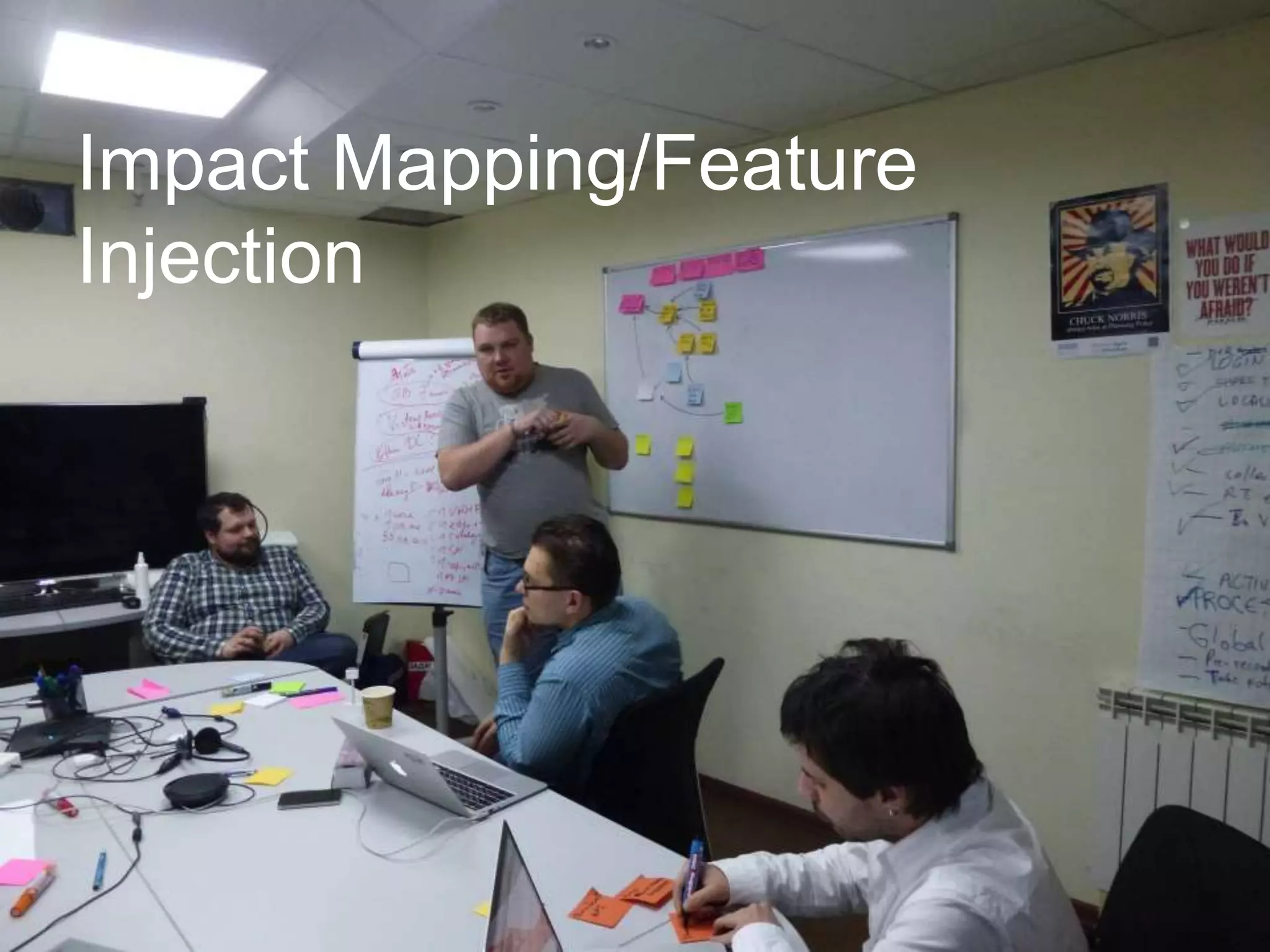 Impact Mapping/Feature
Injection
 