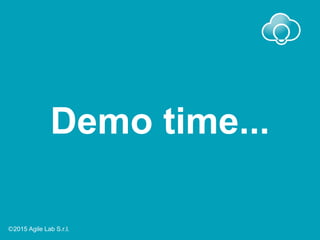 Demo time...
Ⓒ2015 Agile Lab S.r.l.
