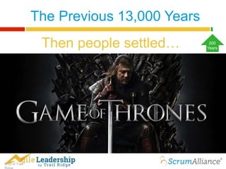 © 2016 Trail
The Previous 13,000 Years
200
YearsThen people settled… 200
Years
 