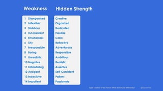 Inconsistent Leader Agile Leaders of the Future - What do they do Differently? | PDF