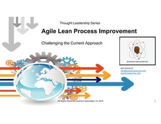 Agile Lean Process Improvement | PPT