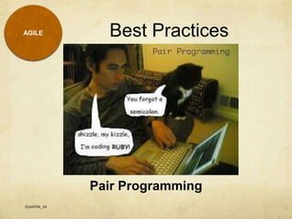 Pair Programming
Best Practices
@amrita_ux
AGILE
 