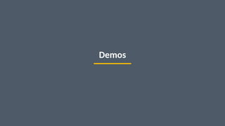 37
Demos
 