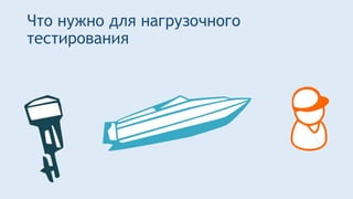 Что нужно для нагрузочного
тестирования
 
