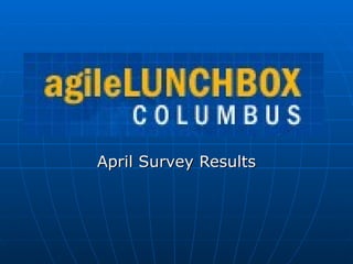 April Survey Results 