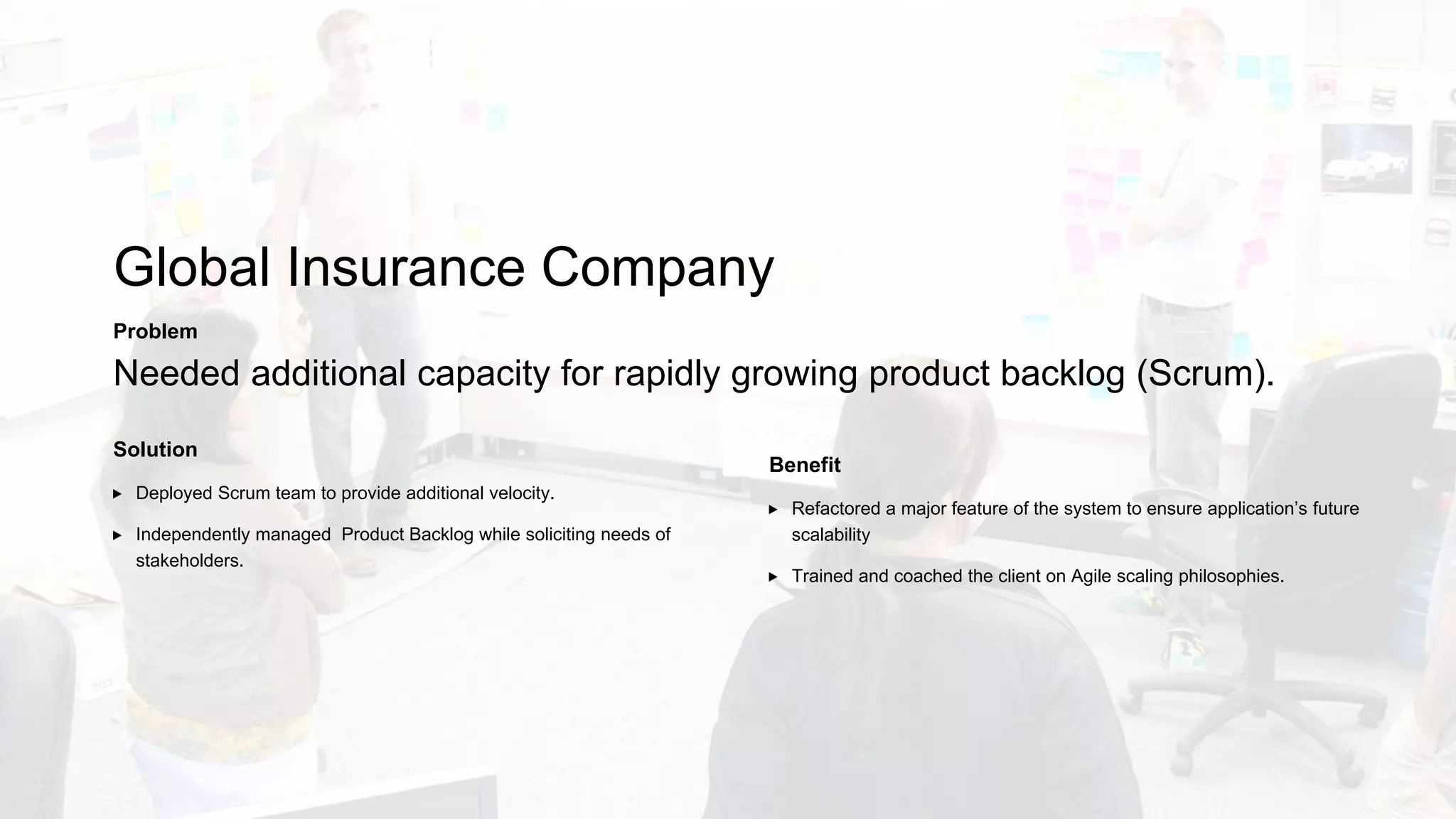 Largest U.S. News Publisher
Solution
Digital Product Design team embedded with the client’s Product Owner.
User-centered design process to ensure quality.
Problem
Needed to meet a critical deadline but lacked the necessary Product
Development bandwidth.
Benefit
Concepted, designed and developed complex web-based membership
service in
just 5 months.
 