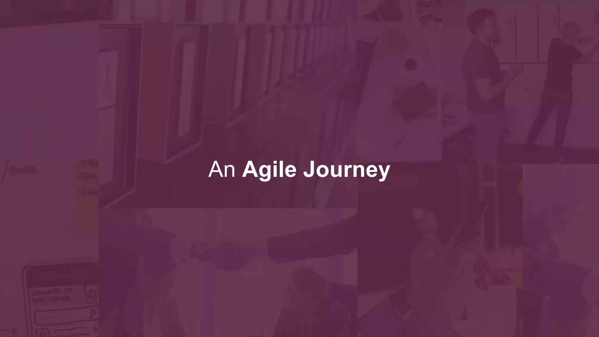 An Agile Primer
What is Stopping You?
Paving the Way
Getting Started
Tools; Frameworks; Methods
Going Forward From Here
Case Studies
Agenda
 