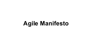 Agile Manifesto

 