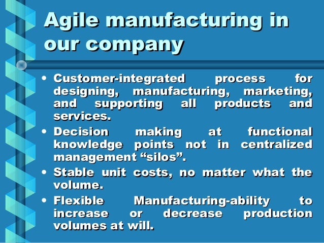 agile production management agile production management