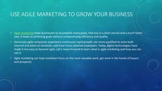 What are the Best Real Life Examples of Agile Marketing? | PPTX