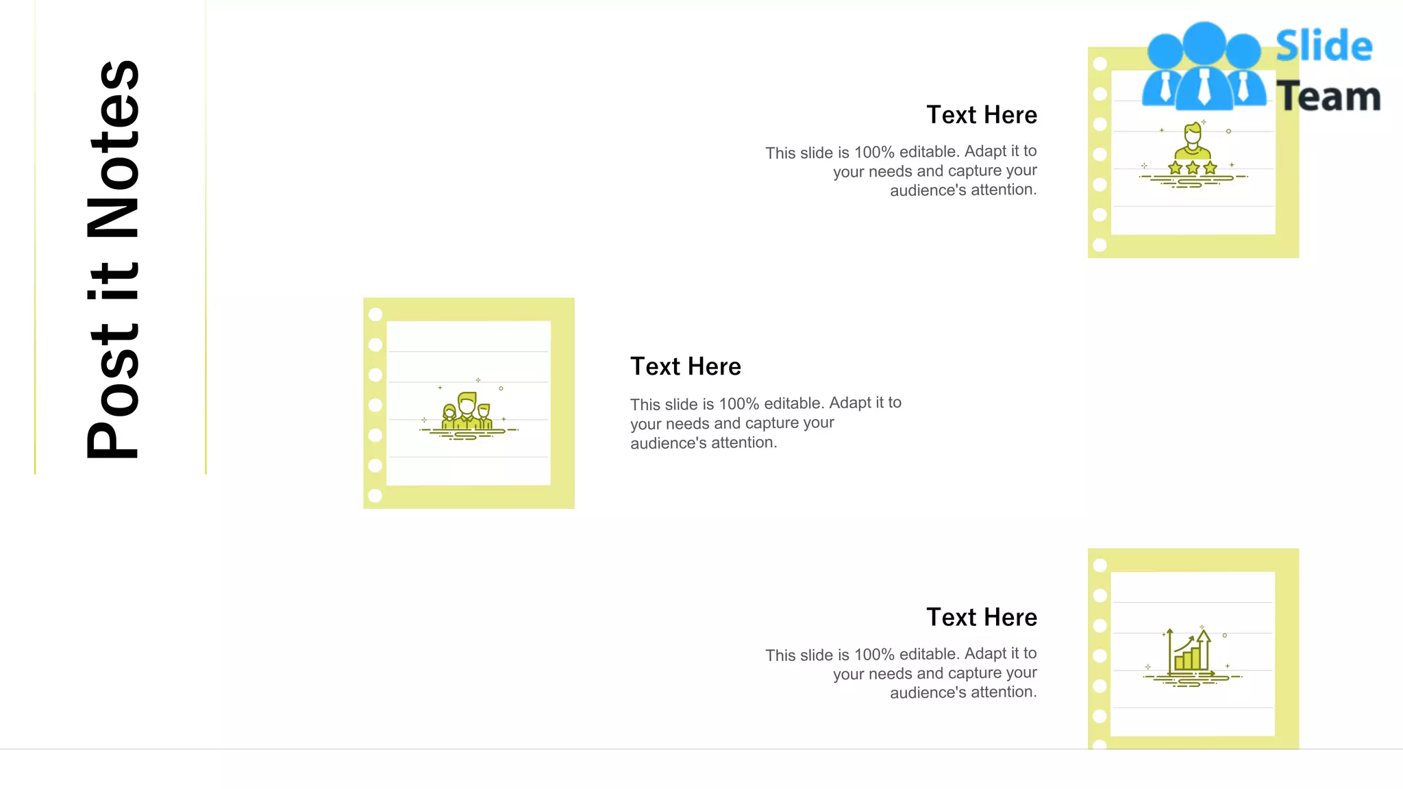 PostitNotes
19
Text Here
Text Here
Text Here
 