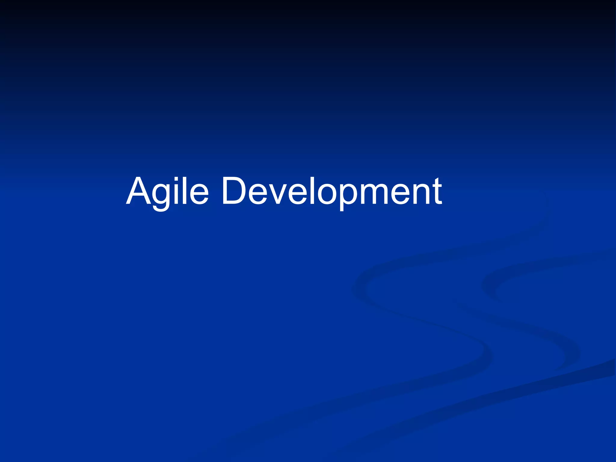 Agile Development 