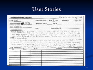 User Stories 