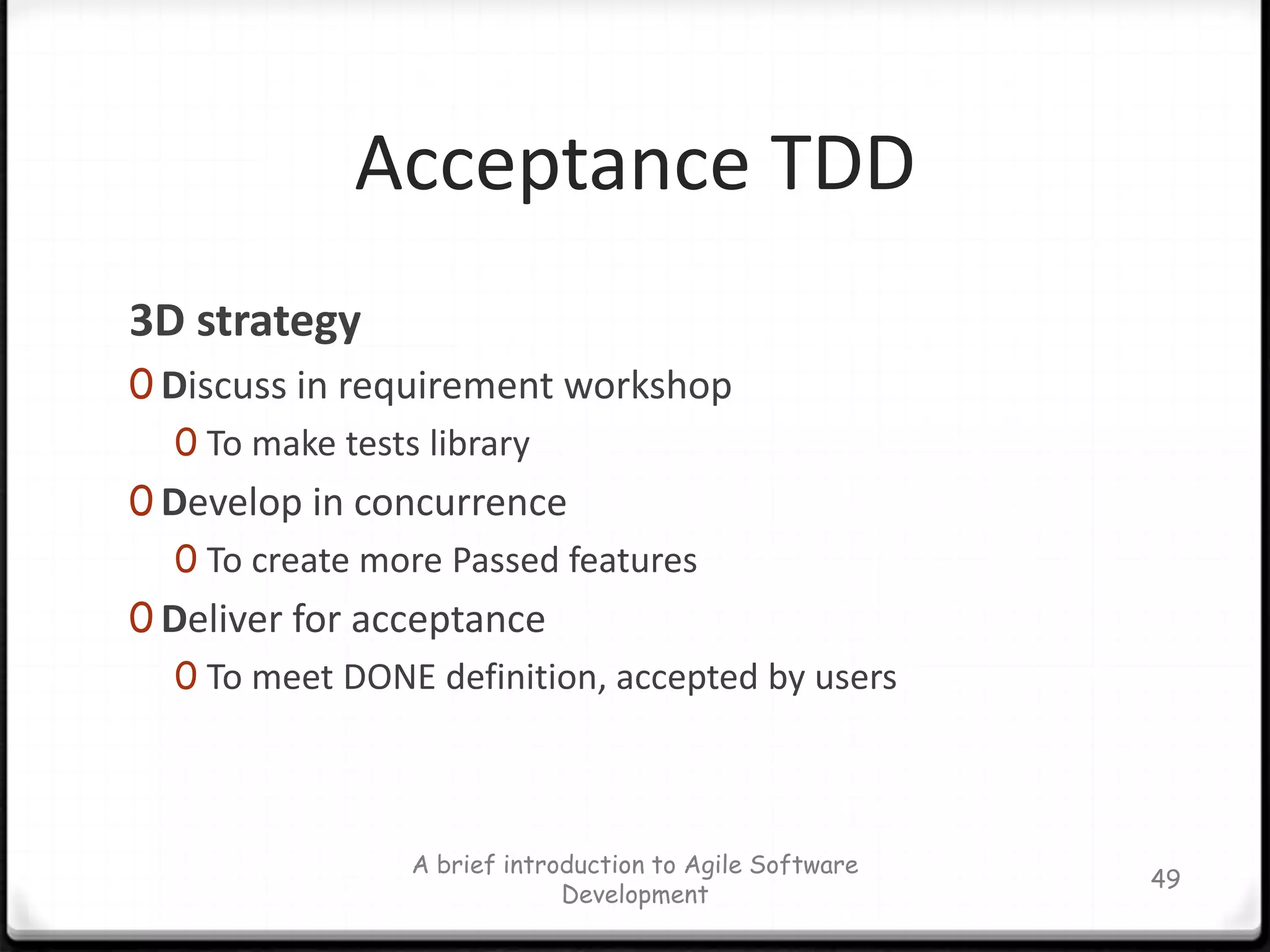 eXtreme Programming ProjectA brief introduction to Agile Software Development42