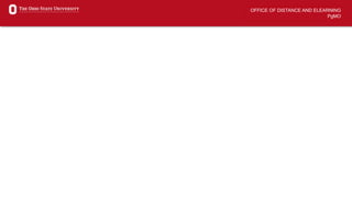 OFFICE OF DISTANCE AND ELEARNING
PgMO
1. Velocity
2. On Time Delivery
3. Customer
Surveys
4. # Features
or Value
Delivered
5. Running Tested Features
6. Issue Defect
Cost
 