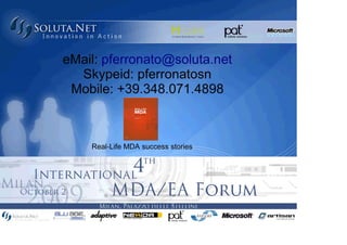 Agile Modelling Architecture