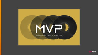 MVP
Minimum Viable Platter
 