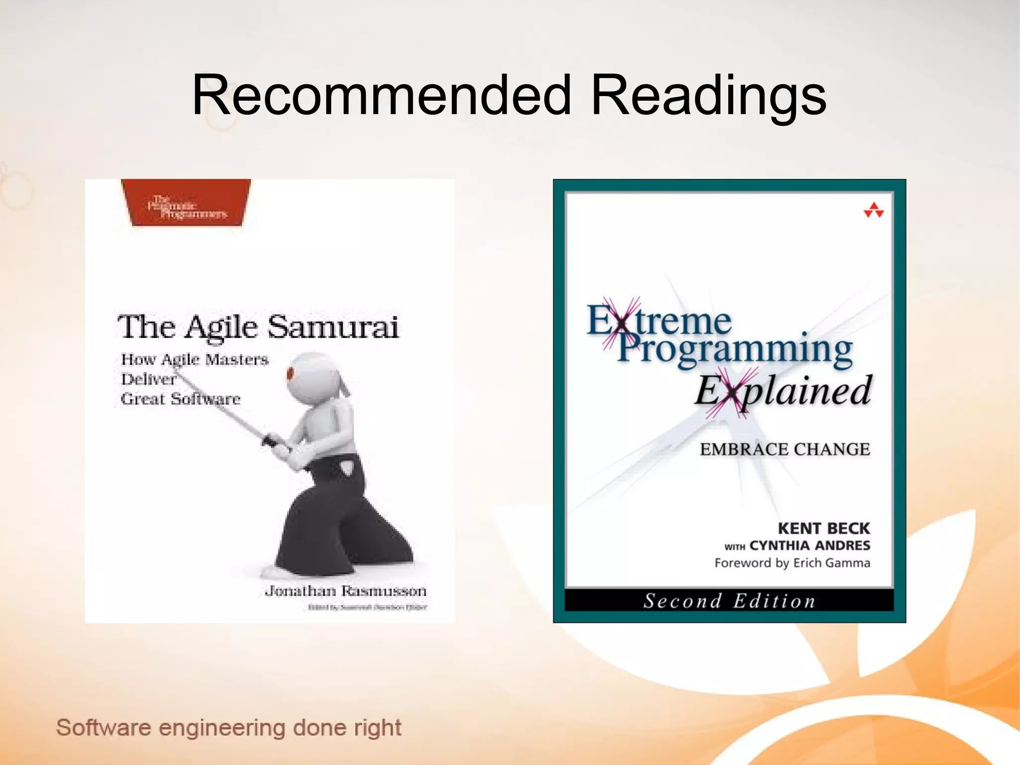 Recommended Readings
 