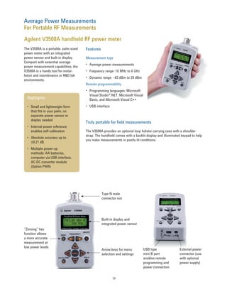 Agilent power meters and power sensors | PDF
