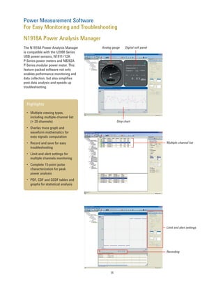 Agilent power meters and power sensors | PDF