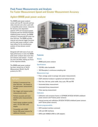 Agilent power meters and power sensors | PDF