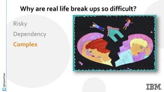 Once upon a پ…@پʲ
Why are real life break ups so difficult?
Risky
Dependency
Complex
 