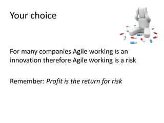 Agile Outside 
Software 
We have the technology 
(But we need some more 
guinea pigs case studies) 
allan kelly - Software...