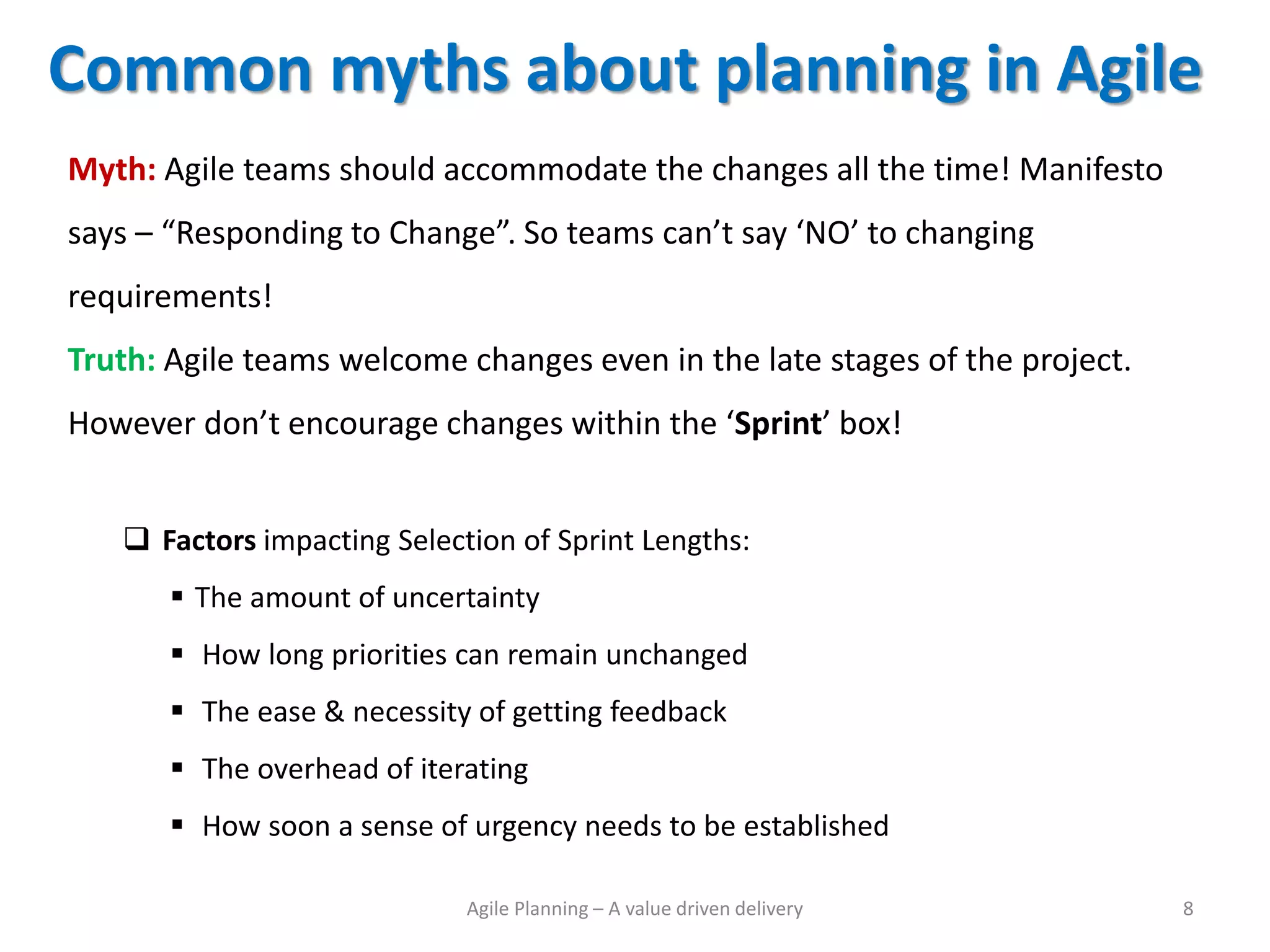 Agile Network India | Meetup | Agile Planning - A value driven approach ...