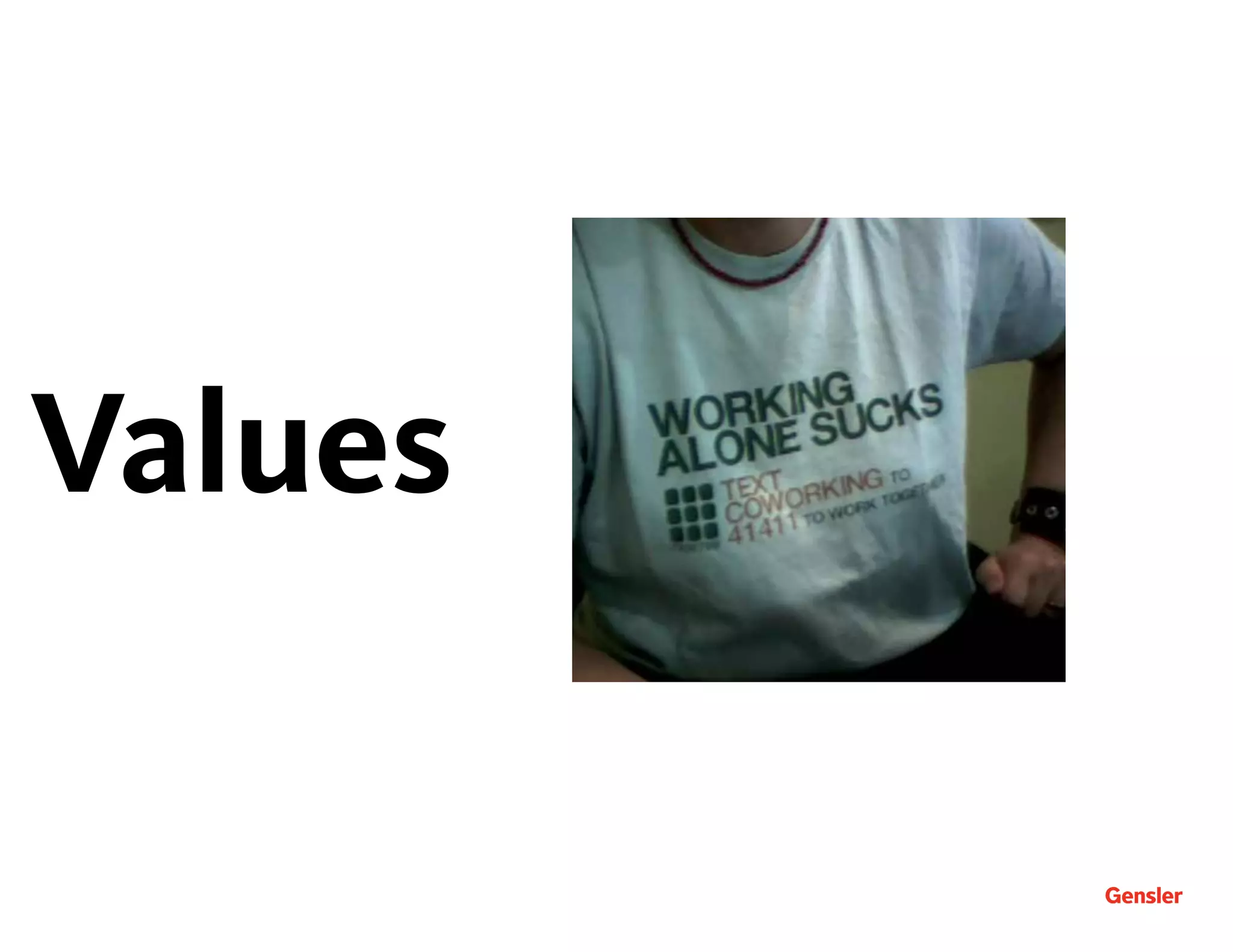 Values
 
