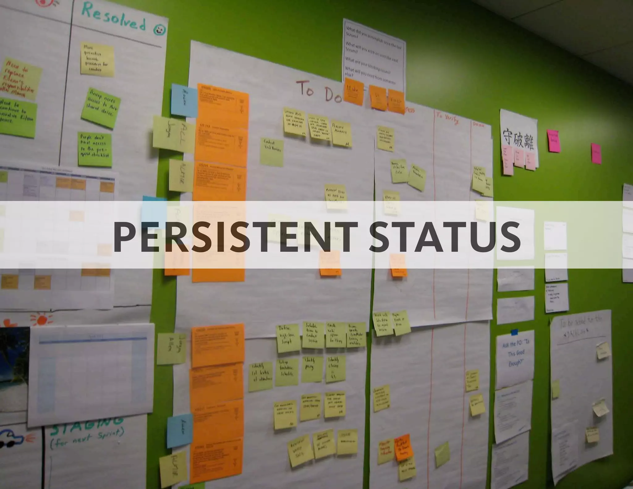 PERSISTENT STATUS
 