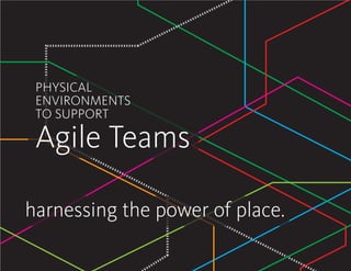 harnessing the power of place.
PHYSICAL
ENVIRONMENTS
TO SUPPORT
Agile Teams
 