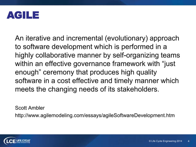 Introduction to Agile Software Development | PPT