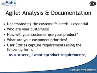 Agile Presentation To IIBA MInneapolis