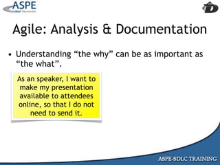 Agile Presentation To IIBA MInneapolis