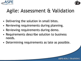 Agile Presentation To IIBA MInneapolis