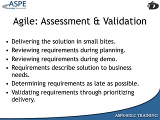 Agile Presentation To IIBA MInneapolis