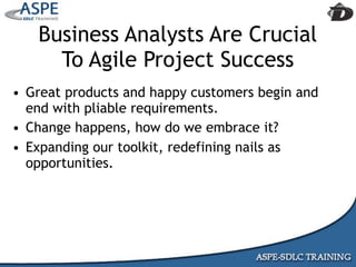 Agile Presentation To IIBA MInneapolis