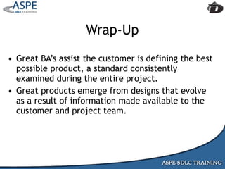 Agile Presentation To IIBA MInneapolis