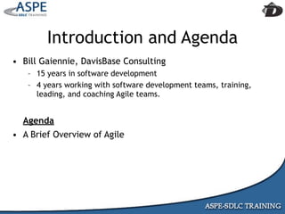 Agile Presentation To IIBA MInneapolis