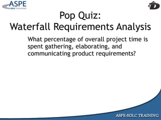 Agile Presentation To IIBA MInneapolis